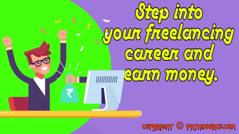 Step into your freelancing career.