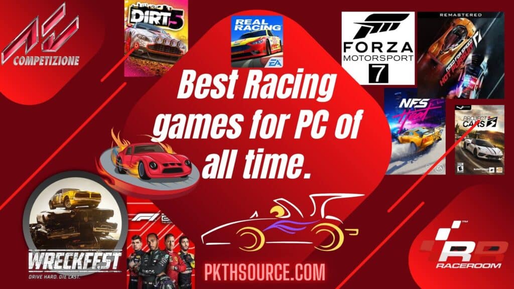 Best Racing games for PC of all time cover image